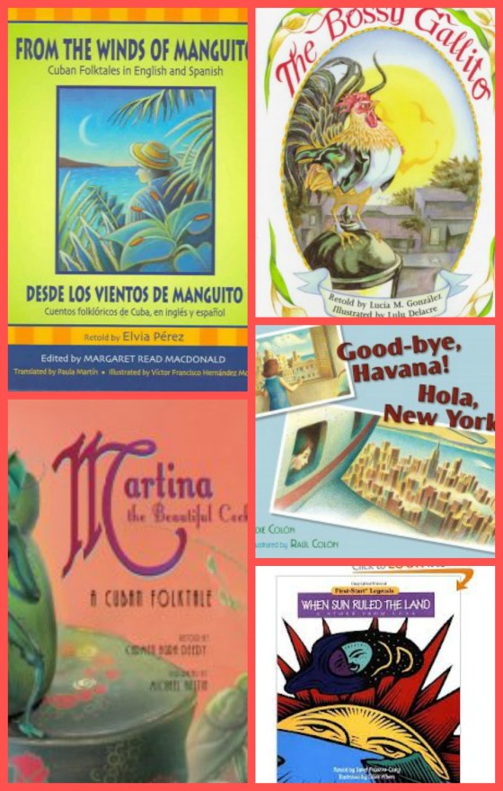 Cuban stories and picture books Collage
